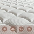 thumbnail image 4 of King Size Mattress, 10 Inch King Mattress in a Box, Medium Plush Hybrid Memory Foam With Pocket Springs Mattress, 4 of 9