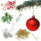 thumbnail image 3 of Lylong - 100 adornos navideños para el día de Navidad, ganchos en forma de S para árbol de Navidad, ganchos rojos para calcetines navideños, 3 of 7