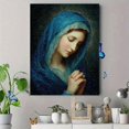 thumbnail image 4 of Qisvanset Virgin Mary Praying Devotional Canvas Wall Art 15.75x11.81 Inches, 4 of 8