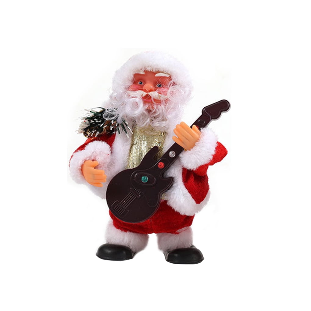 Merry Christmas Santa Claus Decorative Party Musical Doll Battery
