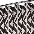thumbnail image 3 of Black White Geometric Pattern Shower Curtain 36"x72" ,Bathroom Decorative Shower Curtains Set with 12 Hooks,Modern Waterproof Washable Shower Curtain, 3 of 6