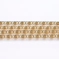 thumbnail image 2 of 10ms 304 Stainless Steel Lumachina Chains Snail Chain Unwelded Golden 3x1.2mm, 2 of 2