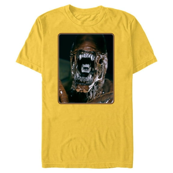 Alien 45th Anniversary AVP: Alien vs. Predator Xenomorph - Short Sleeve Blended T-Shirt for Adults - Customized-Yellow