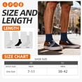 thumbnail image 2 of Mqamex 4-Pair Men's Quarter Socks, Combed Cotton Blend with Elastane, Moisture-Wicking & Odor-Resistant, Durable Casual & Dress Socks for Office, Daily Wear, 2 of 6