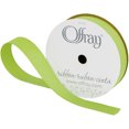 thumbnail image 2 of Offray 3097 5-8-528 0.63 x 18 ft. Grosgrain Ribbon, Lemongrass, 2 of 2
