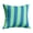 Green & Blue, variant on Outdoor Waterproof Throw Pillow Cover, 18x18 Inch Gold & White Striped Decorative Pillow Covers for Spring Summer Outside Garden Patio Furniture Sofa Bed Home Decor