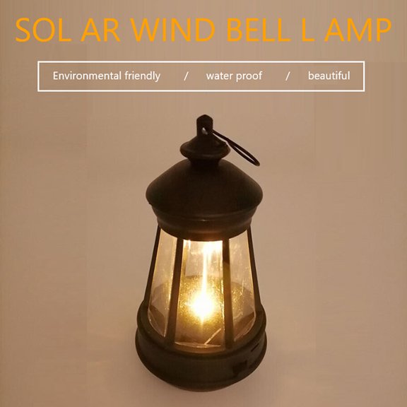 WCIC Solar Hanging Lantern, Lighthouse Design, LED, Outdoor