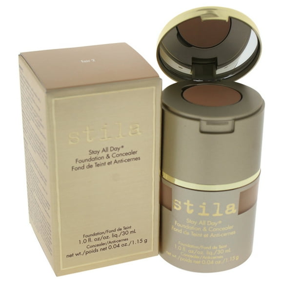 Maquillaje Stila Stay All Day Foundation & Concealer # 2 Fair 1 oz
