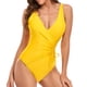 thumbnail image 4 of Traje de baño sólido de una pieza para mujer, traje de baño con control de barriga, Tankini, ropa de playa, traje de baño Fridja  nalpqowj54901, 4 of 7