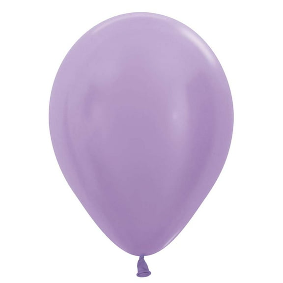 11 inch Sempertex Pearl Lilac Latex Balloons (100 Pack) - Party Supplies Decorations