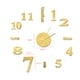 thumbnail image 2 of Irfora Reloj de pared DIY Reloj de pared con espejo sin marco Pegatinas de pared mudas grandes para decoraciones de la sala de estar Irfora Reloj de pared, 2 of 7
