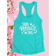 thumbnail image 3 of Handwritten Happy Mothers Day Racerback Tank Women -Image by Shutterstock, Female x-Large, 3 of 4