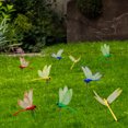 thumbnail image 5 of Ikohbadg 4 Pcs Outdoor Decoration Dragonfly 3D Simulation Dragonfly Realistic Garden Decoration Dragonfly Garden Stakes Dragonflies Garden Decorations for Yard Patio Lawn Plant Flower Pot Decor, 5 of 21