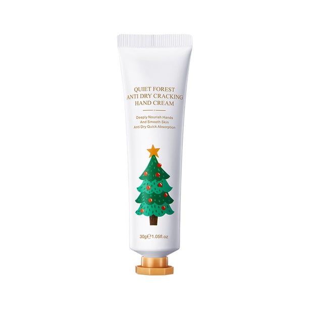 Cremas y lociones para manos, perfume navideño, crema hidratante para manos y leche corporal, crema nutritiva para manos y leche corporal, hidratación profunda, reparadora de la sequedad, 30 g.