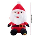 thumbnail image 3 of TOYOUME Santa Plush Cloth Doll Pillow, Soft Stuffed Christmas Figurine, 9.45 Inches, 1-Piece, for Mantel Tree or Holiday Gift, A, 3 of 8
