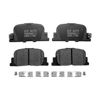 Rear Brake Pads Replacement For 2000 2001 Lexus ES300, 2005-2010 Scion TC, 2000 2001 Toyota Camry, Set of 4 Ceramic Brake Pads