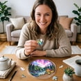 thumbnail image 6 of 2-in-1 Acrylic Puzzle & Hanging Decor Stained Glass Style Suncatcher, Hanging Acrylic Window Decor Puzzle Acrylic Suncatcher Puzzle 7.87*7.87 Inch, 6 of 7