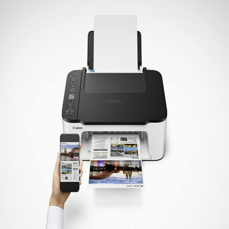 Strålende detektor Juice Canon Wireless Inkjet All in One Printer, Print Copy Scan Mobile Printing  with LCD Display, USB and WiFi Connection with 6 ft NeeGo Printer Cable -  Walmart.com
