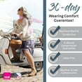 thumbnail image 4 of mediven plus for Men & Women, 20-30 mmHg Calf High w/Silicone Top Band Closed Toe Compression Stockings, Black, V (Extra Wide)-Standard, 4 of 6