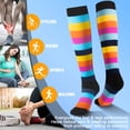 thumbnail image 6 of 6 Pairs Copper Compression Socks for Women & Men Circulation 15-20 mmhg, Best Support for Medical, Running, Nursing, 6 of 6