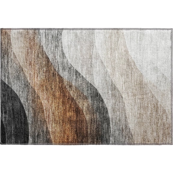 Dalyn Rugs Premium Machine Washable Mayfield AMF1176 Khaki 1'8" x 2'6" Rug