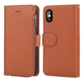 thumbnail image 3 of Funda tipo cartera para iPhone X/XS con cordón y tarjetero de piel sintética, 3 of 5