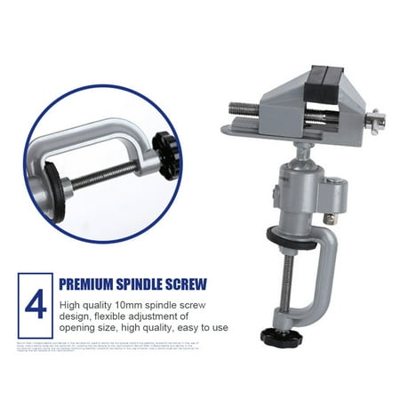 

Geevorks Table Vise 3-inch Rotatable Clamp Table Vise Head Clamp 3-inch With Head Clamp Vise With Head Clamp 3-inch Rotatable Mewmewcat Daseey Xibany Vise Siuke Universal