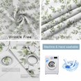 thumbnail image 4 of Green Leaves Blackout Curtains for Bedroom/Living Room, Thermal Insulated Kitchen Curtains, Summer Botanical Elegant Farmhouse Grommet Darkening Window Treatment Drapes 42"x84"x2, 4 of 8