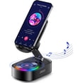 thumbnail image 2 of PYYNA-Wireless Induction Speaker,Cell Phone Stand with Bluetooth Speaker,Valentine's Gifts for Older Men Women Teenage Boy,Ampilifer Gadget Foldable with iPhone/Ipad,Birthday Gift for Dad Father, 2 of 4