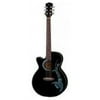 Luna Fauna Phoenix Lefty Acoustic/Electric Guitar - Black