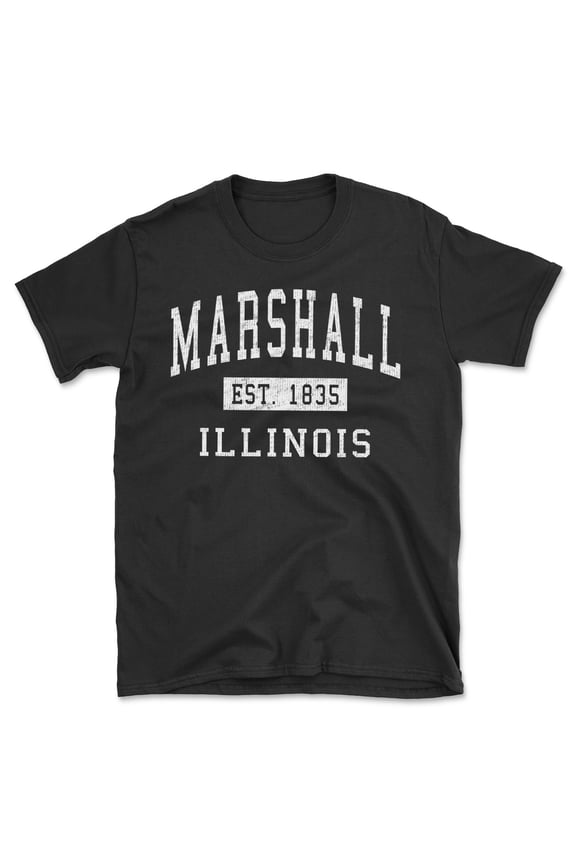 Marshall Illinois Classic Established Men's Cotton T-Shirt