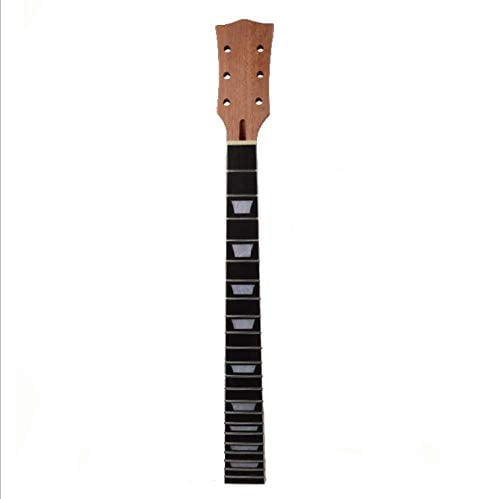 Electric Guitar Neck DIY For Guitars Parts Replacement 22 Fret Mahogany Neck Rosewood Fretboard White Trapezoid Dots Inlay