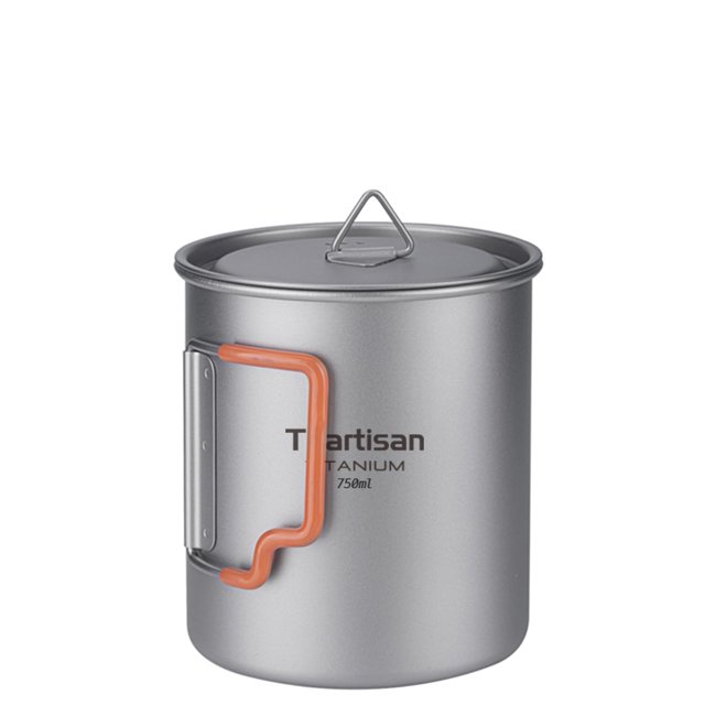 Taza de titanio Ti artisan 750 ml para camping y café
