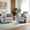 Light Gray, variant on Ebello Swivel Recliner, Manual Rocking Reclining Chair with 2 Bolster Pillows, Hidden Storage for Living Room, Light Grey(Set of 2)