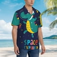 thumbnail image 5 of Balery Men'S Summer Hawaiian Shirts Short-Sleeve Design Name Printed Casual Shirts - Size Name, 5 of 9