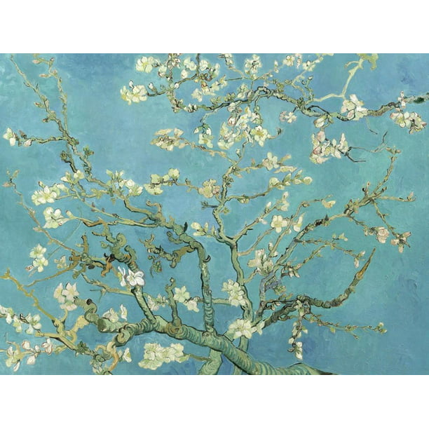 Almond Blossoms, 1890 Wall Art By Vincent Gogh - Walmart.com