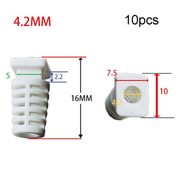 10Pcs Cable Gland Connector 2.8-5.6Mm Rubber Strain Relief Cable Protectors Cable Glands Power Tool Household Appliances