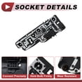thumbnail image 4 of Cableado del zócalo de luz trasera derecha para Audi A1 2010-2018 No. 8X0945094D/8X0945258A Conector de pigtail de lámpara pre-cableado, 4 of 7