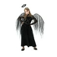 thumbnail image 6 of Auroural Toddler Girl Dresses 4t October Festive children's clothing devil girl's clothing funny dress long sleeved round neck dress 130 Black, 6 of 6