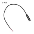 thumbnail image 3 of 3 piezas de cable de reemplazo TRS de 2 polos de jack hembra de 2.5mm a extremo abierto de cable desnudo para auriculares, 0.25m, 3 of 6