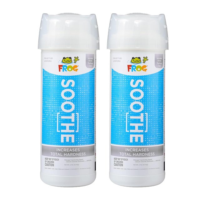 Tratamiento de piscina y spa FROG Soothe, aumentador de dureza de 2 x 0,9 kg