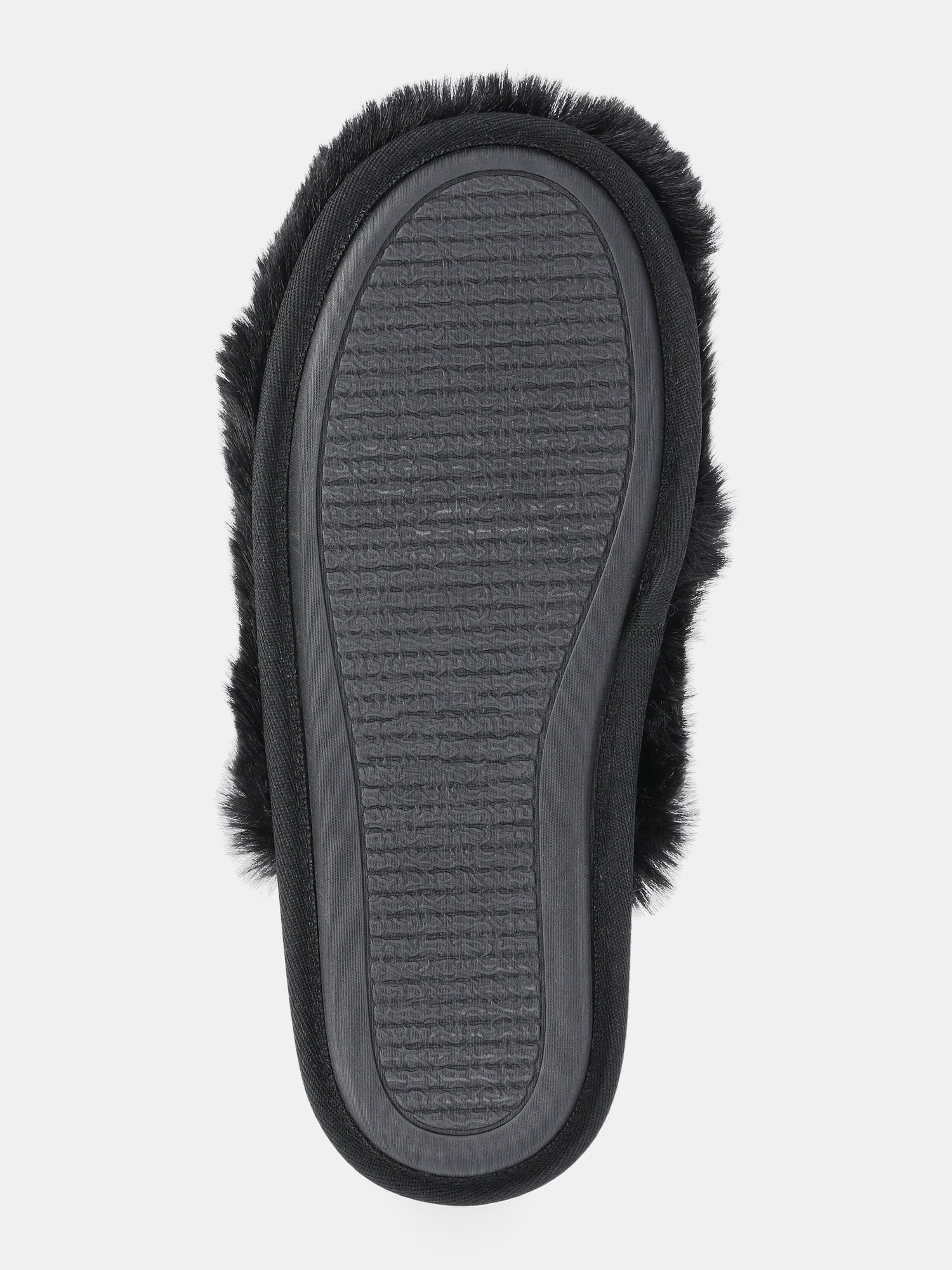 Joyspun Women's Plush Scuff Slippers