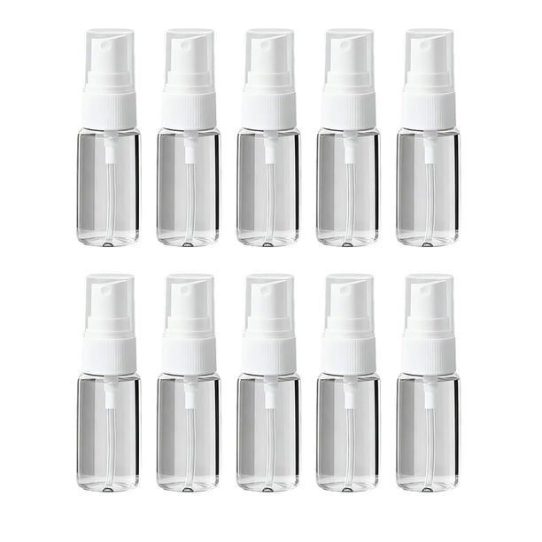 Juego de botellas rociadoras de niebla fina de 30/50/100 ml, minibotella vacía a prueba de fugas, portátil, transparente, recargable
