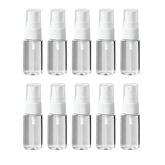 Hioecau Fine Mist Spray Bottle Set Leak-proof Mini Empty Bottle Clear Refillable Spray Bottle Container