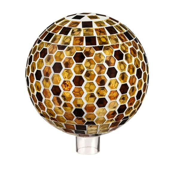 Home & Garden Honeycomb Gazing Ball Glass Mosaic Glass 84G3327