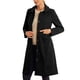 thumbnail image 4 of Abrigo de cuello INSPIRE CHIC para mujer, botones, de manga larga, estilo A-line, casual, abrigo largo de invierno, negro M, 4 of 6