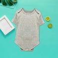 thumbnail image 4 of NOKIO Trendy And Colorful Baby Romper Baby Girls Snap Triangle Romper Toddler Girl Short Sleeve Solid Color Crawling Suit 10 Colors 3 To 24 Months Fashionable Baby Playsuits For The Season, 4 of 4