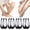 E, variant on 4 PCS Women Boat Socks Low Cut Hidden Liner Anti Slip Moisture Wicking Quick Dry Breathable Anti Odor Short Socks Low Cut Socks For Daily Wear