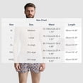 thumbnail image 3 of GUZOM Mens Geometric Print Swim Trunks Quick Dry Board Shorts with Drawstring Elastic Waist Beige Moroccan Tile for Beach Swimming,Size 2XL, 3 of 4