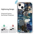 thumbnail image 4 of Celestial Collage Case Compatible with iPhone 14,Unique Art Design TPU Bumper Cover Case, 4 of 6